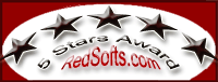 5 Stars Awarded on RedSofts.com